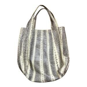 Beirn Designer Leather Snakeskin Tote Bag